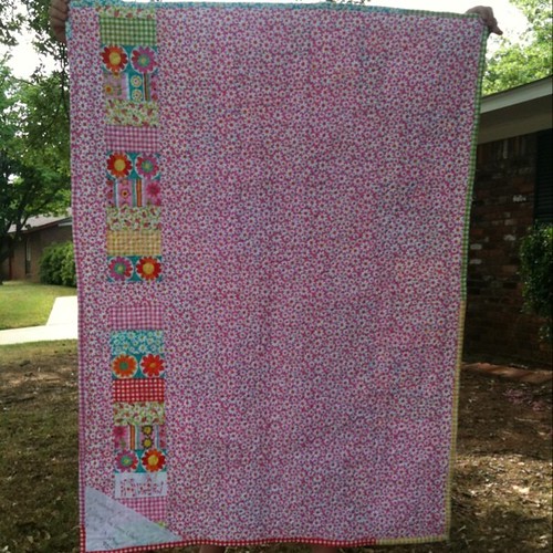 Ada's quilt back done