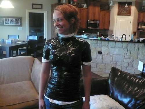 Creating a duct-tape dress form
