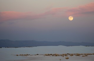 Moonrise at White Sands 1