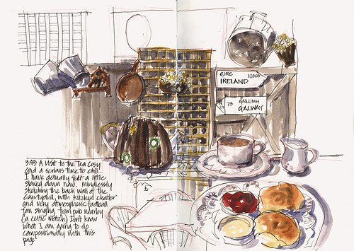 110702_04 PreTrip Sketching Day - The Tea Cosy tearoom