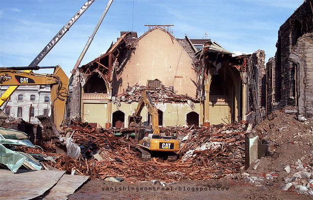 Trinity Anglican Church - demolition