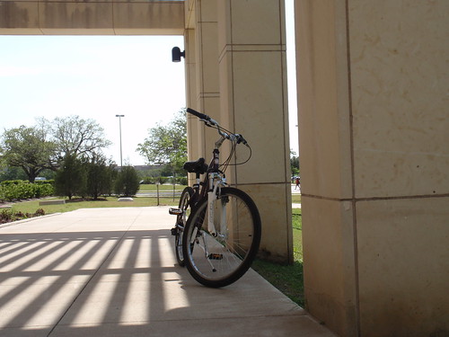 Bike Outside of Cool Bio Building