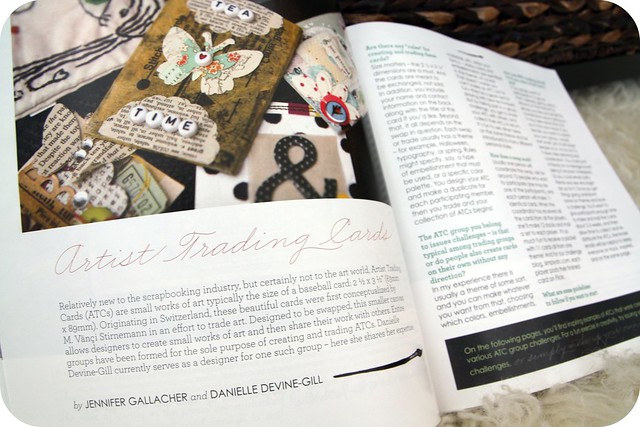 Embellish issue, atc article feature
