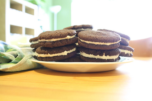 AND THEN I MADE OREO COOKIES.