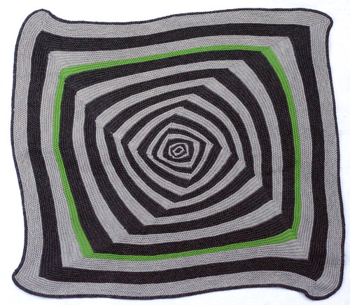 OpArt baby blanket