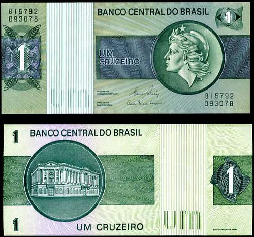 1 Cruzeiro Brazília 1972-80, Pick 191A