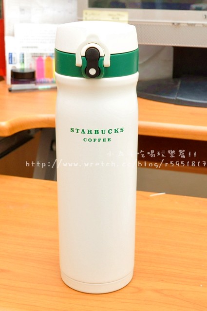 白綠配色保溫瓶