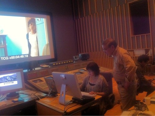 Sound mixing session continues for LAST FRAGMENTS OF WINTER
