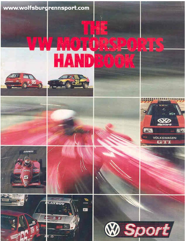 The VW Sport / VW Motorsports Handbook 1985