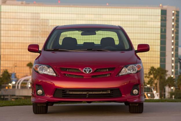 view front toyota corolla 2011