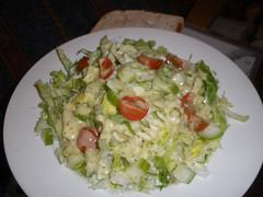 Salad with French dressing