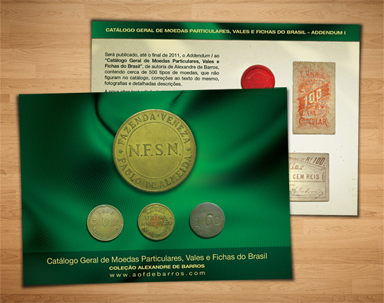 brazilian tokens postcard