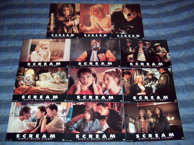 Scream - Spanish Lobby Cards by drewsevolution