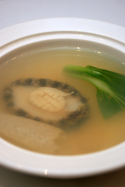 Double-boiled Chicken Soup with Abalone