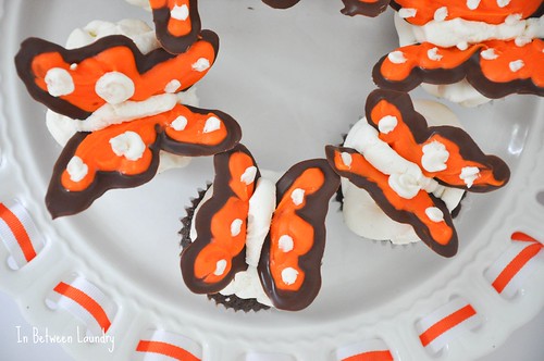monarch butterfly decorate cupcakes party