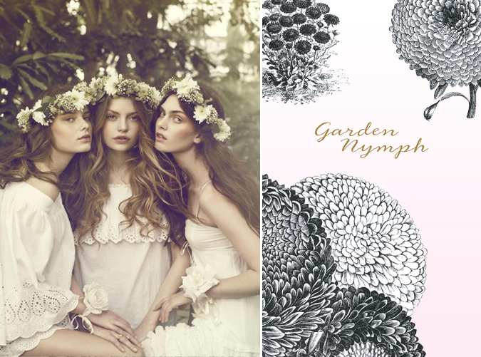 The Garden Nymphs: Elle Magazine Denmark by Signe Vilstrup