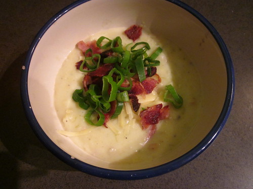 Potato and bacon soup