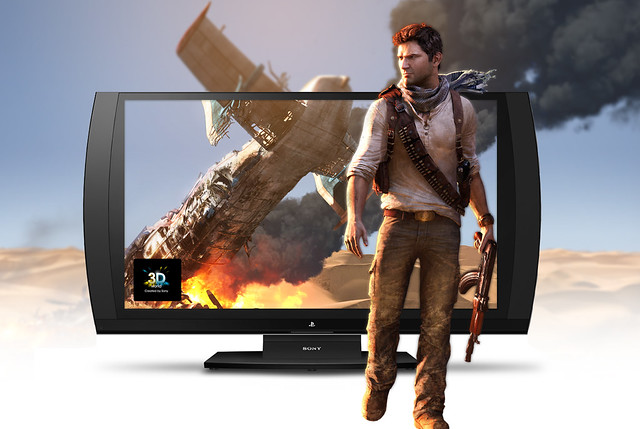 UNCHARTED 3 on the 3D Gaming Display