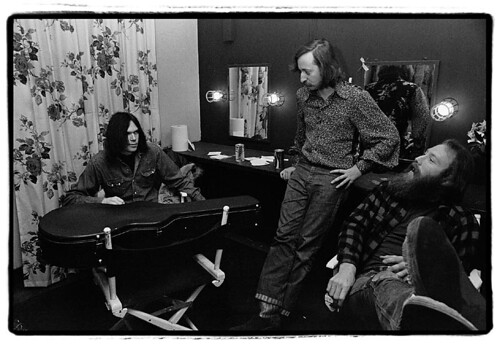 Neil Young backstage at Fillmore East, March 7, 1970