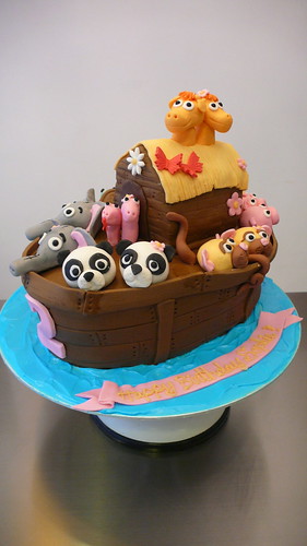 Noah's Ark Birthday Cake by CAKE Amsterdam - Cakes by ZOBOT