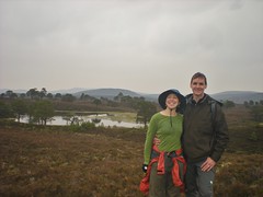 Clare & Dennis at Loch a Gharbh-choire