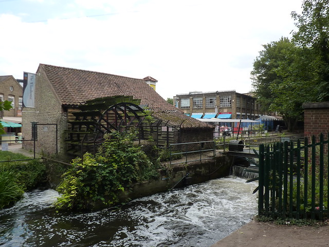 The Abbey Mills waterwheel