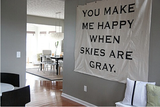 Happy when skys are grey