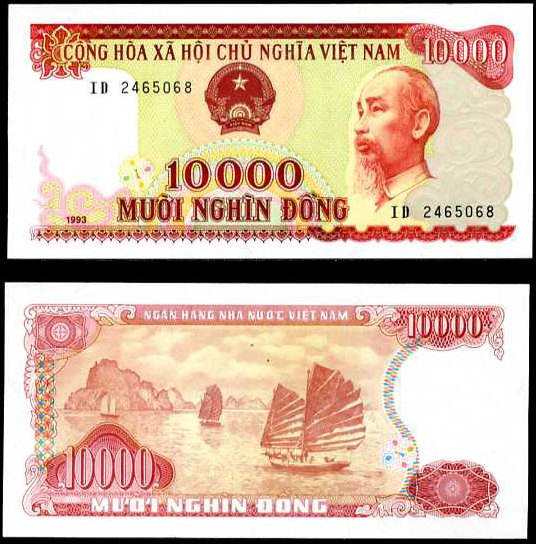 10 000 Dong Vietnam 1993, Pick 115