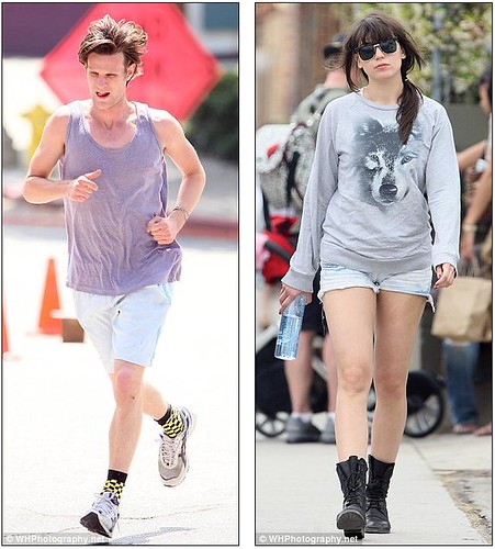 Matt Smith and Daisy Lowe take their never-ending PDA Stateside     9