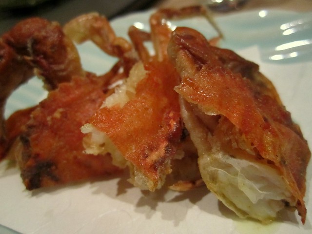 soft shell crab at soto