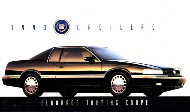 postcard cadillac eldorado 1993 coupe touring