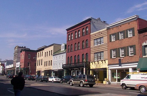 M street NW, Georgetown, photo by BeyondDC