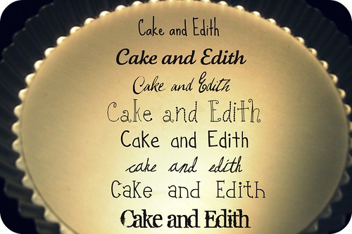 Cake and Edith 1
