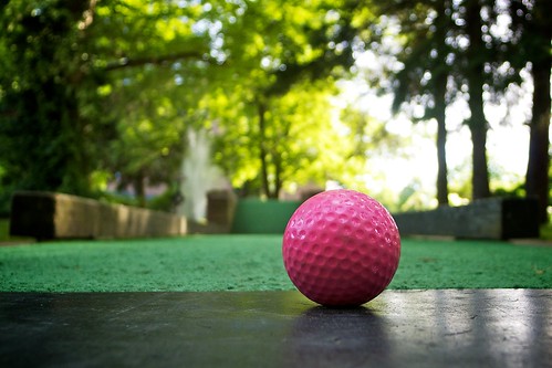 A golfball's perspective.