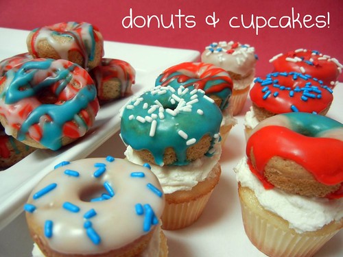 donuts and cupcakes