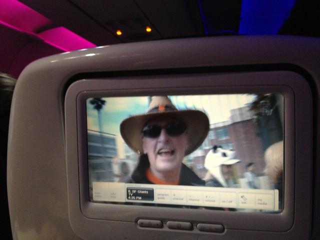 Nice activation in the Giants-Virgin America deal to have SF GIANTS TV onboard.