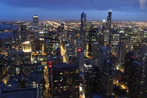 Chicago Skyline at night by Mastery of Maps, on Flickr