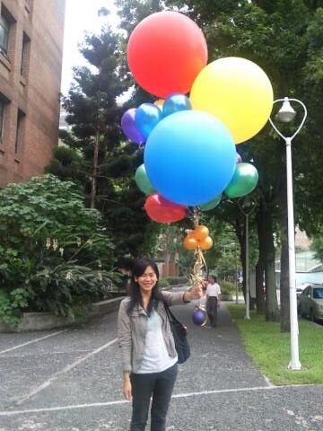 空飄氣球，36吋3顆，10吋15顆，畢業典禮贈畢業生禮品 by dod_balloon