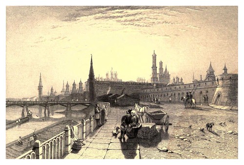 018-El Kremlin desde el muelle-A journey to St. Petersburg and Moscow 1836- Ritchie Leitch