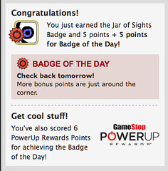 Kongregate Badge of the Day: Jar of Sights