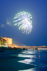 4th of July Fireworks at Folly Beach