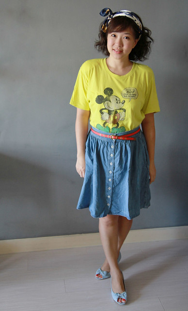 Uniqlo Vintage Inspired Mickey Mouse Tee