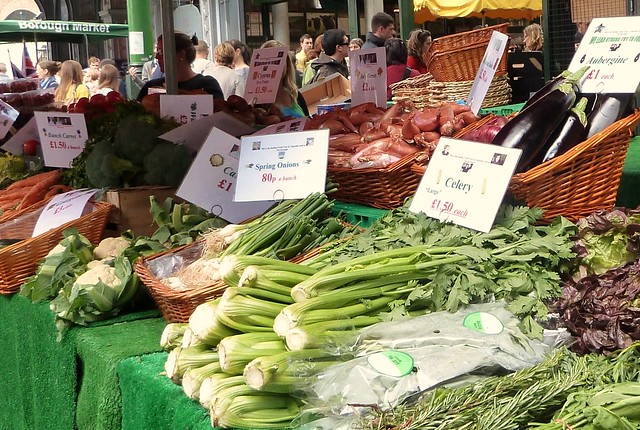 The vegetable stall 