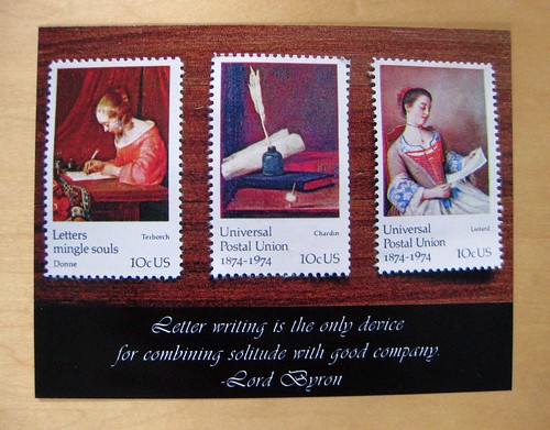 Byron quote letter-writing postcard 2