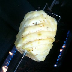 Anyone know how long I should rotisserie a pineapple?