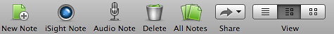 Evernote, tools provided