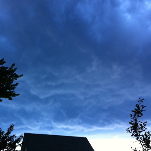 storm clouds over Old Orchard Besch