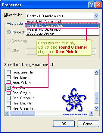 Hướng dẫn cài đặt Microphone hát online  trên Windows XP - Vista- win 7