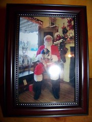 Santa photo frame