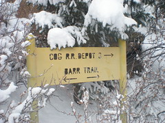 Barr Trail Signage